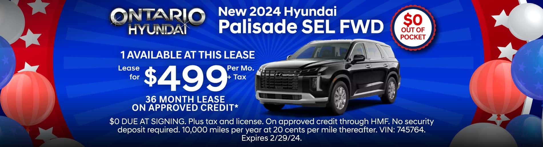 New Hyundai PALISADE for Sale in Ontario, CA