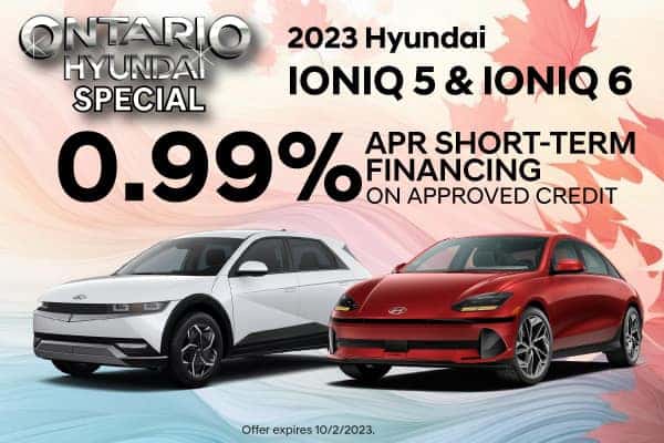 0.99% APR Short-Term Financing on New 2023 Hyundai IONIQ 5 & 6