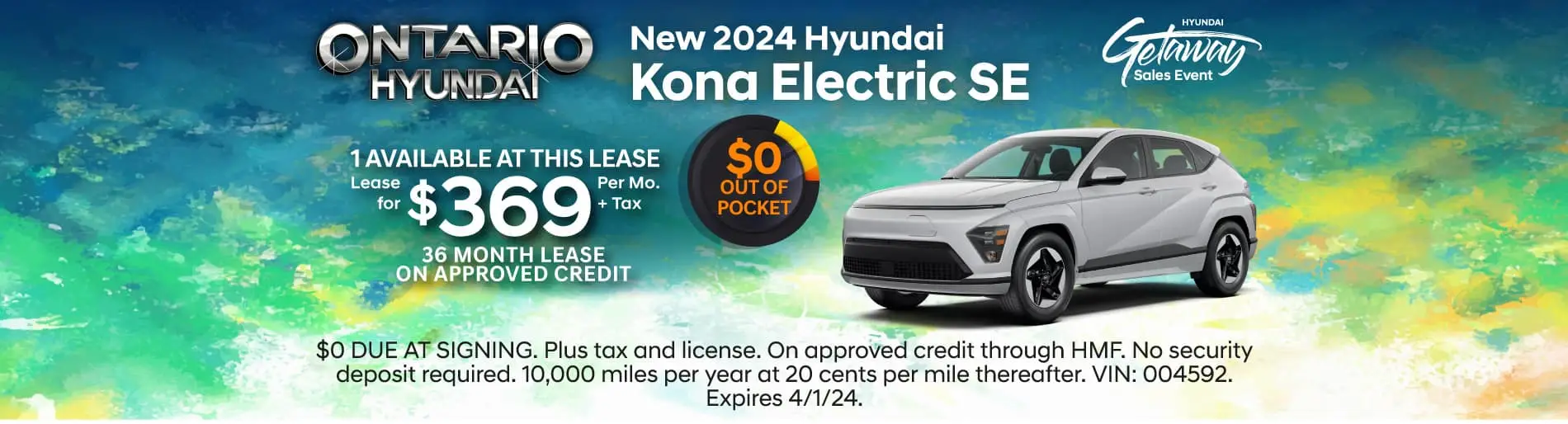 Kona deals electric sales