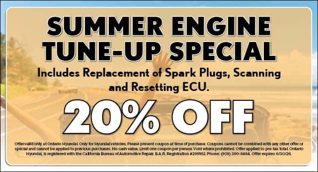 SUMMER ENGINE TUNE UP SPECIAL 20% OFF
