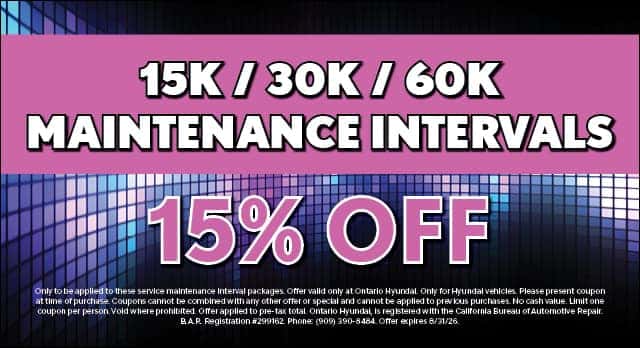 15% Off Service Special