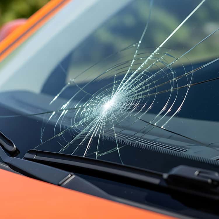 cracked Windshield