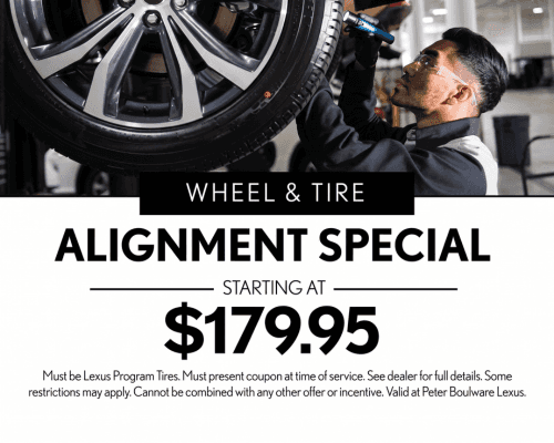 Wheel and Tire Alignment Special