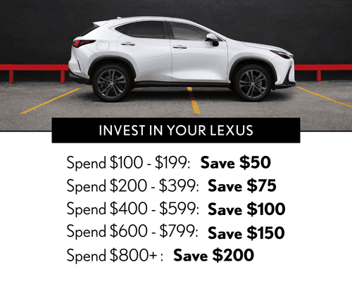 Spend and Save Coupon at Peter Boulware Lexus