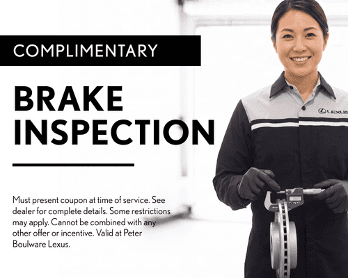 Complimentary Brake Inspection