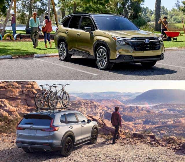 Subaru Forester Hybrid vs. Honda CR-V Hybrid