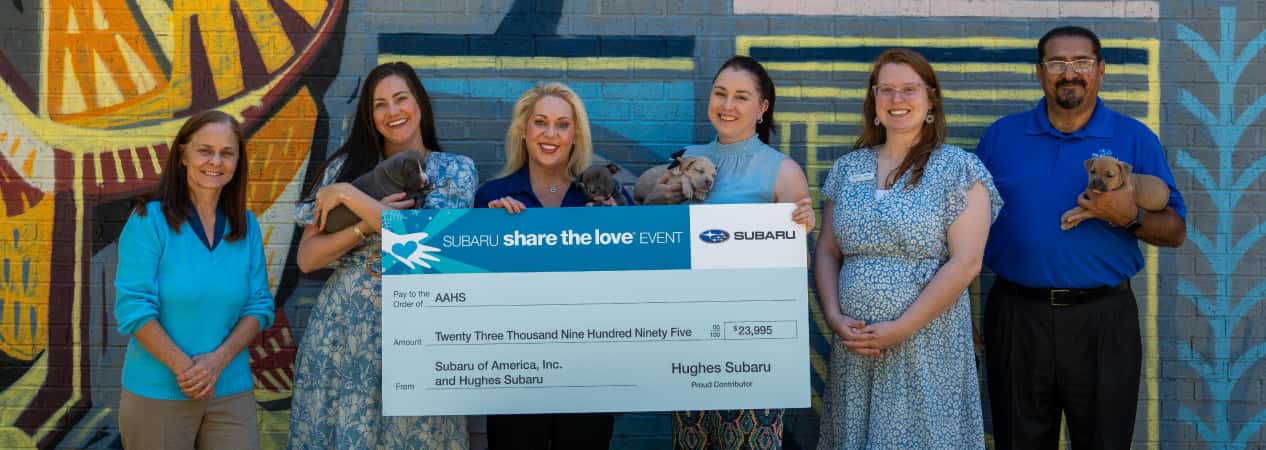 Hughes Subaru Loves Pets Check