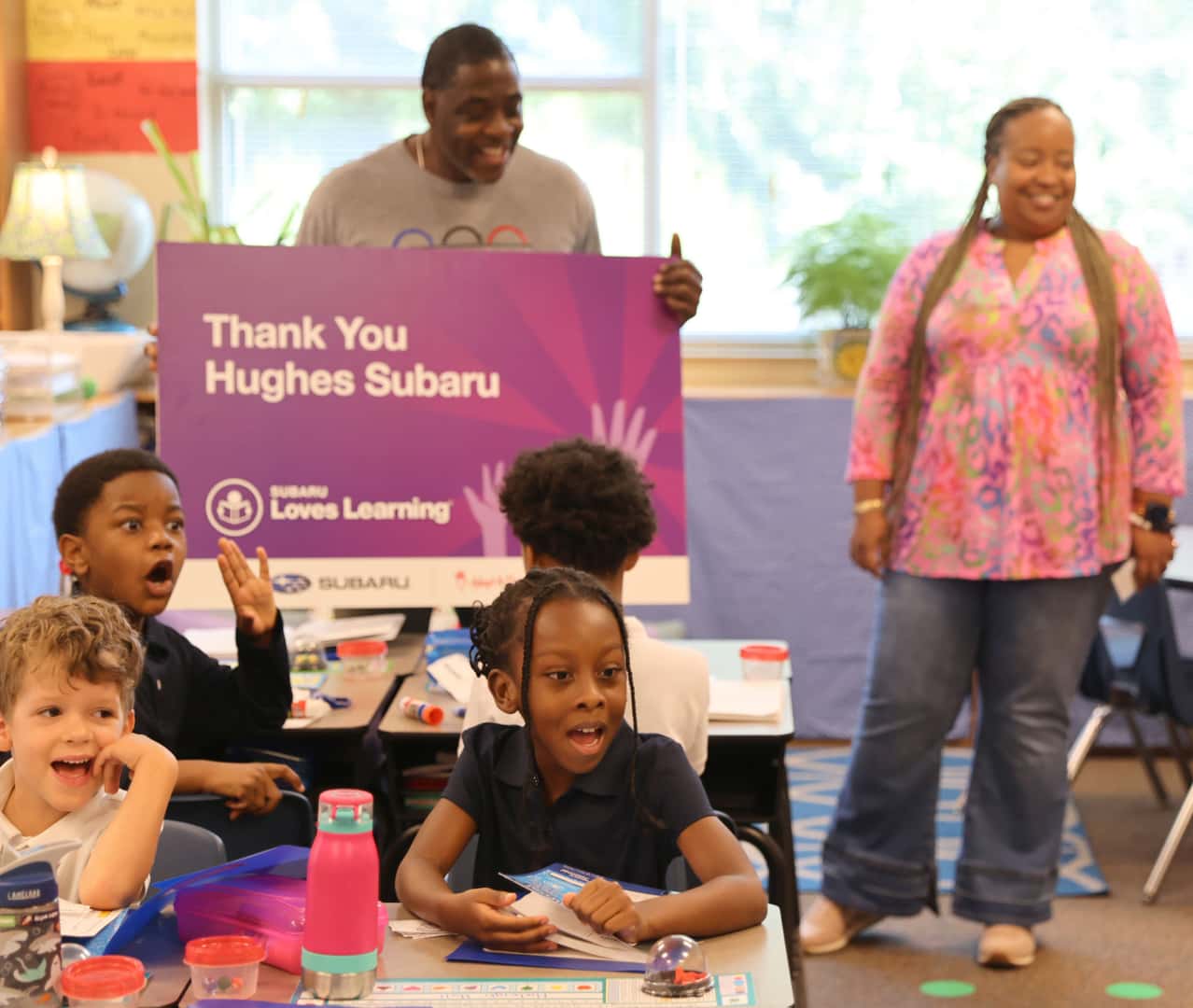 Hughes Subaru Loves Learning School Promise Event