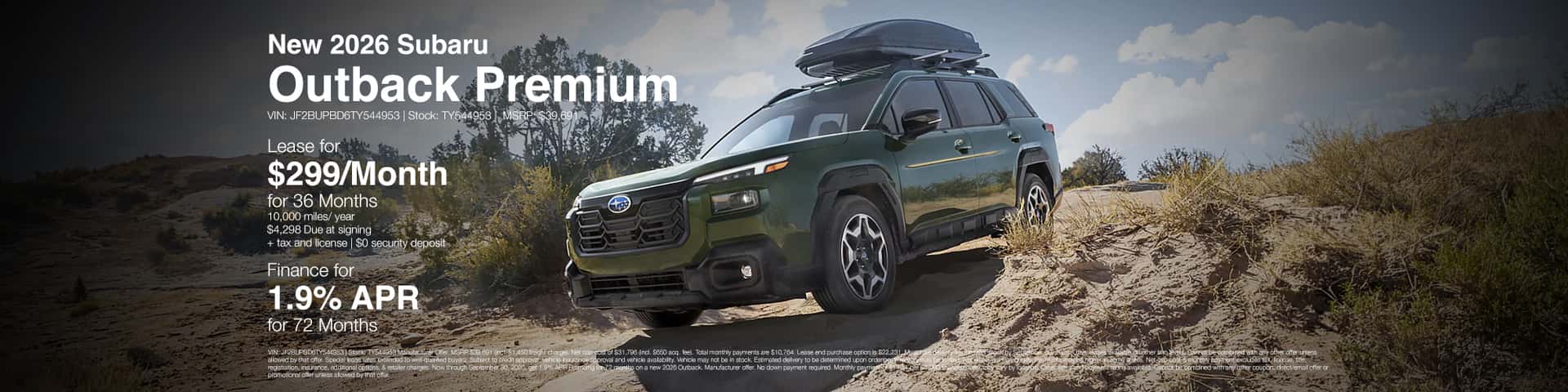 New 2026 Outback