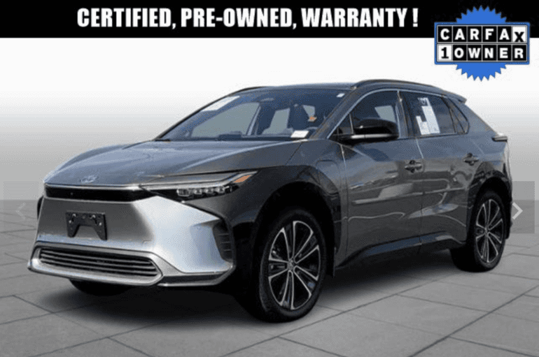 Toyota presents its new full electric vehicle The allNew TOYOTA bz4X