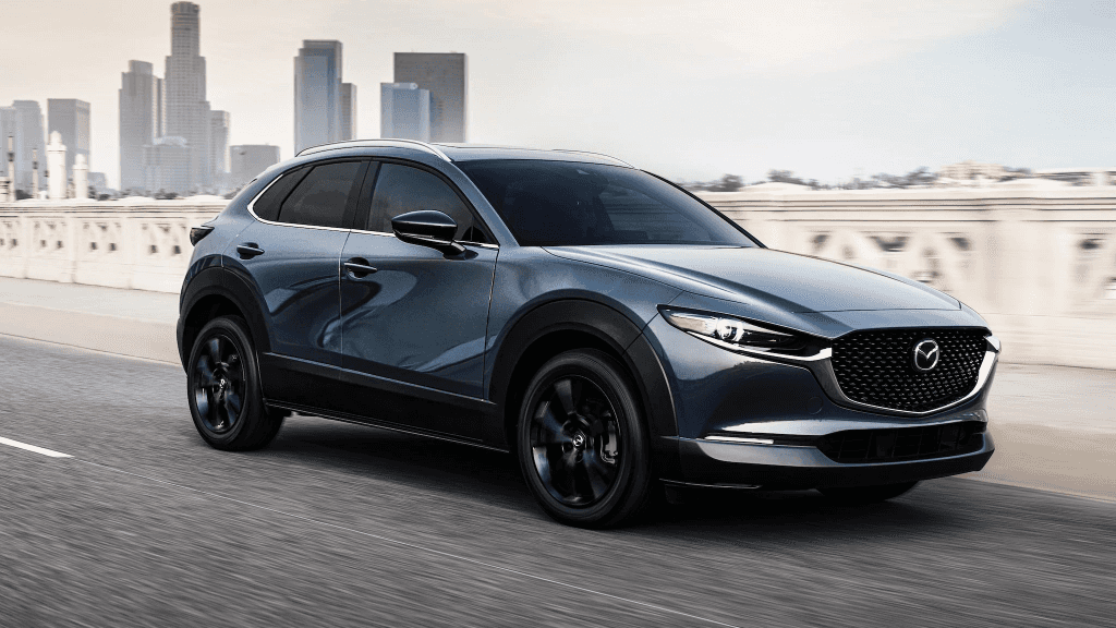 2021 Mazda CX-30 front-end close-up