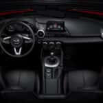 inside of mazda mx-5 miata