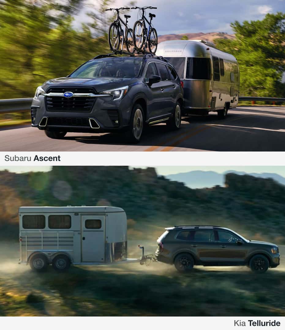 Kia Telluride vs. Subaru Ascent: Specs