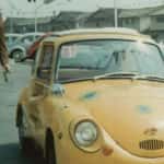first subaru vehicle in yellow