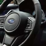 subaru logo on steering wheel