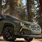 subaru crosstrek on the trail