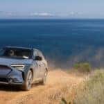 2023 Subaru Solterra on Dirt Road