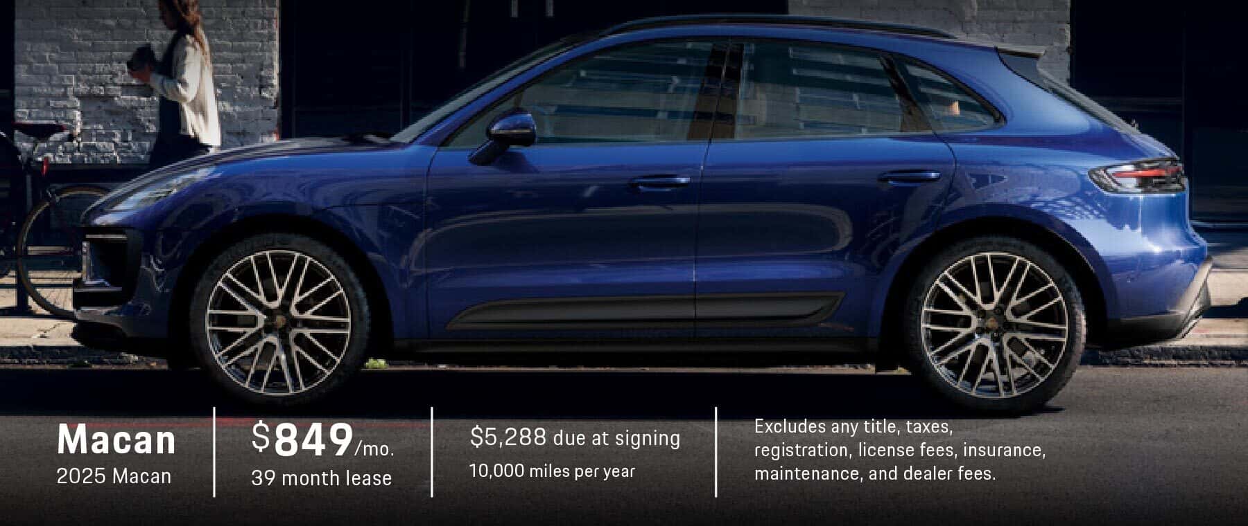 Porsche Macan banner