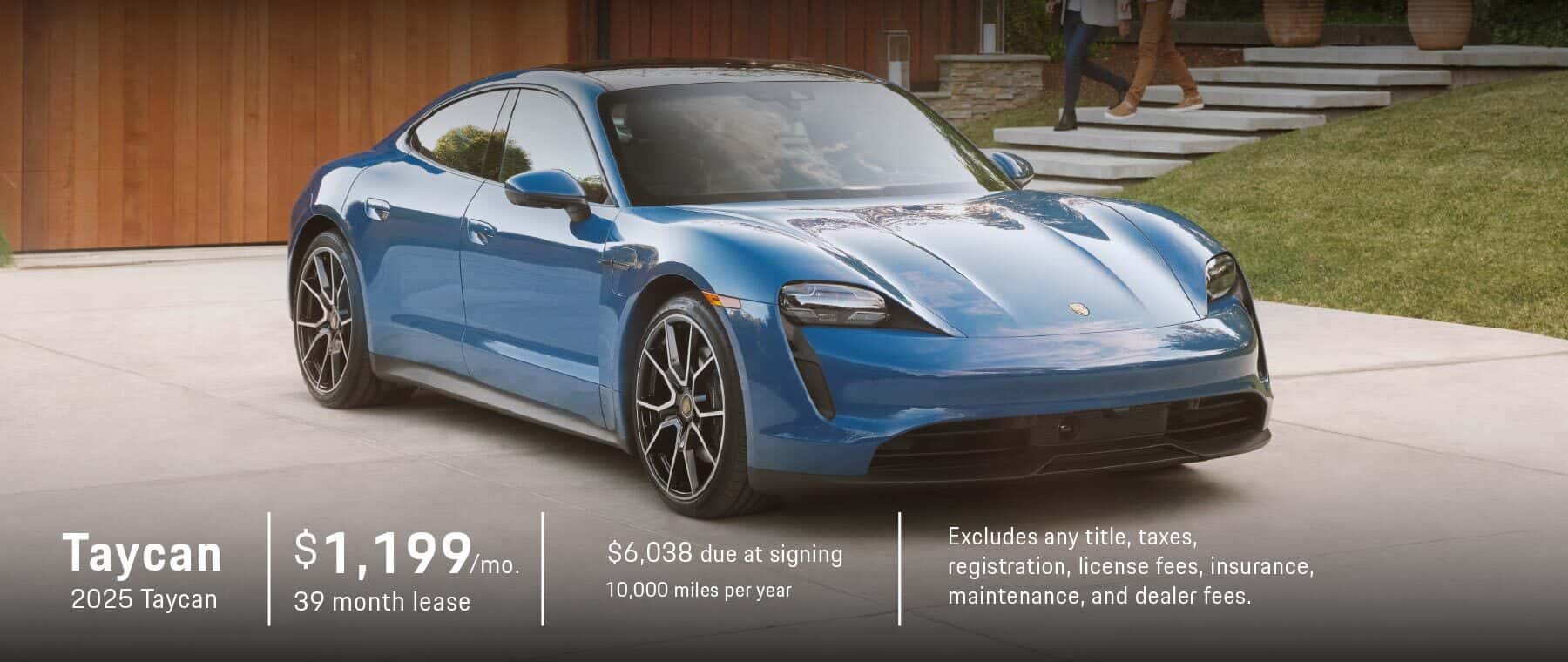 Taycan lease promo