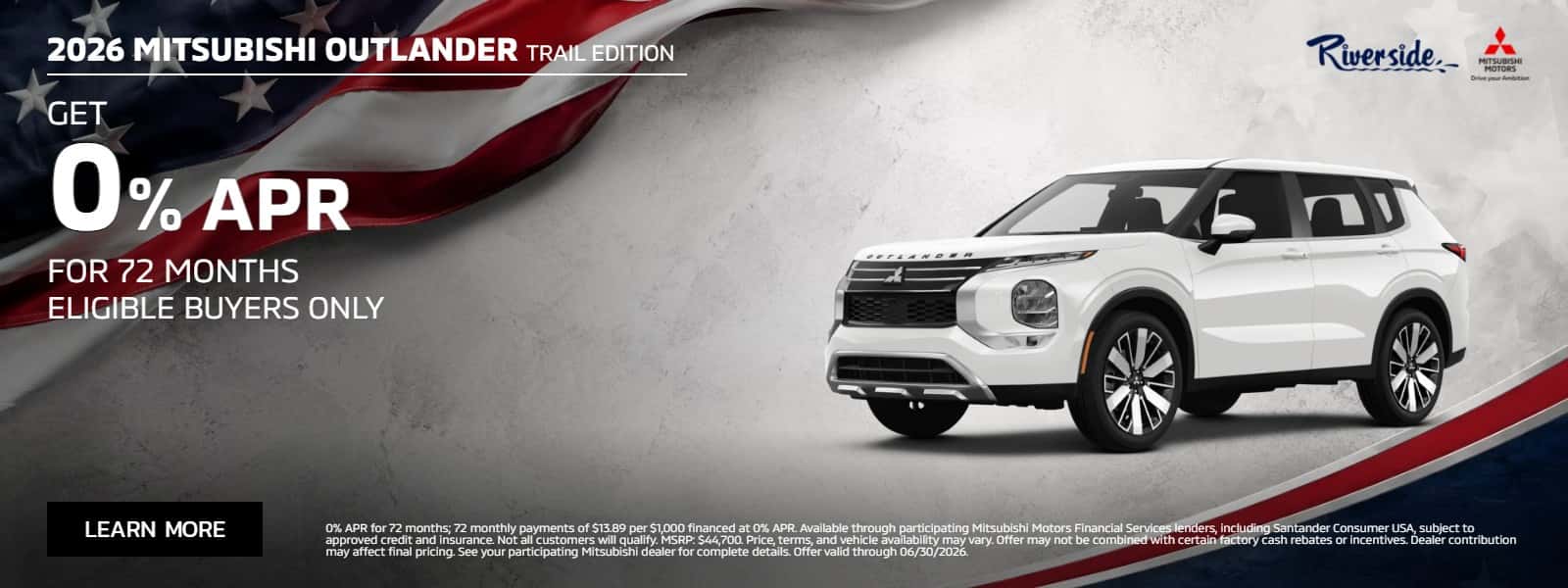 Outlander Trail Edition June Offer