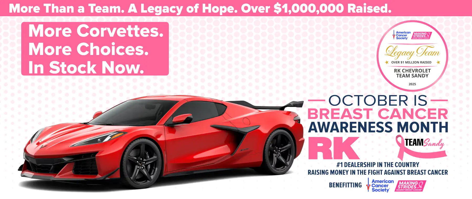 More Corvettes. More Choices. In Stock Now.