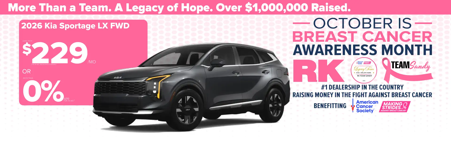 Lease the 2026 Kia Sportage from $229 /per mo*