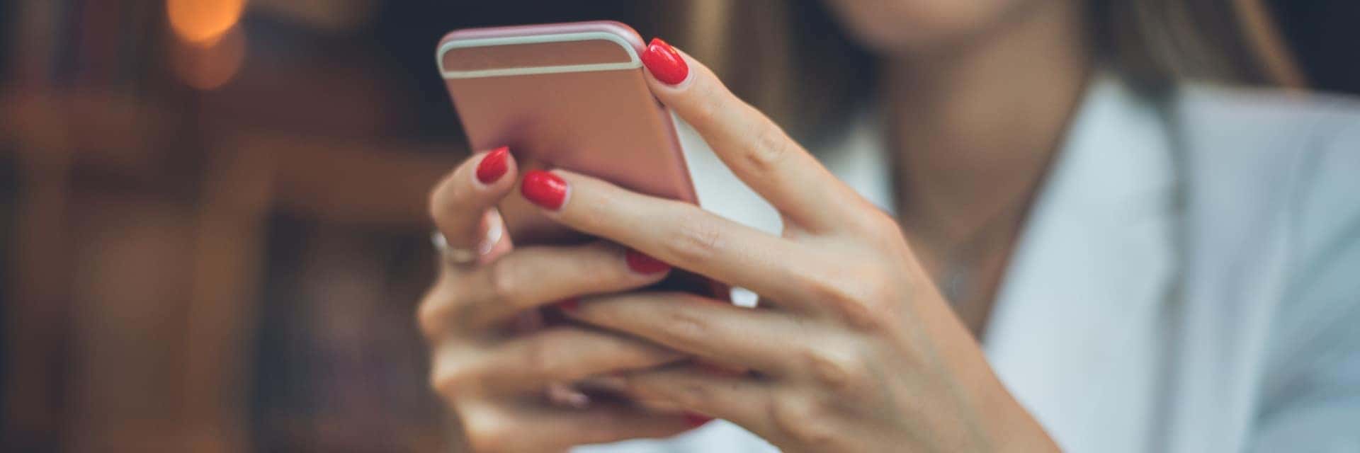 a man on mobile phone in showroom