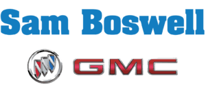The Sam Boswell GMC logo is shown.