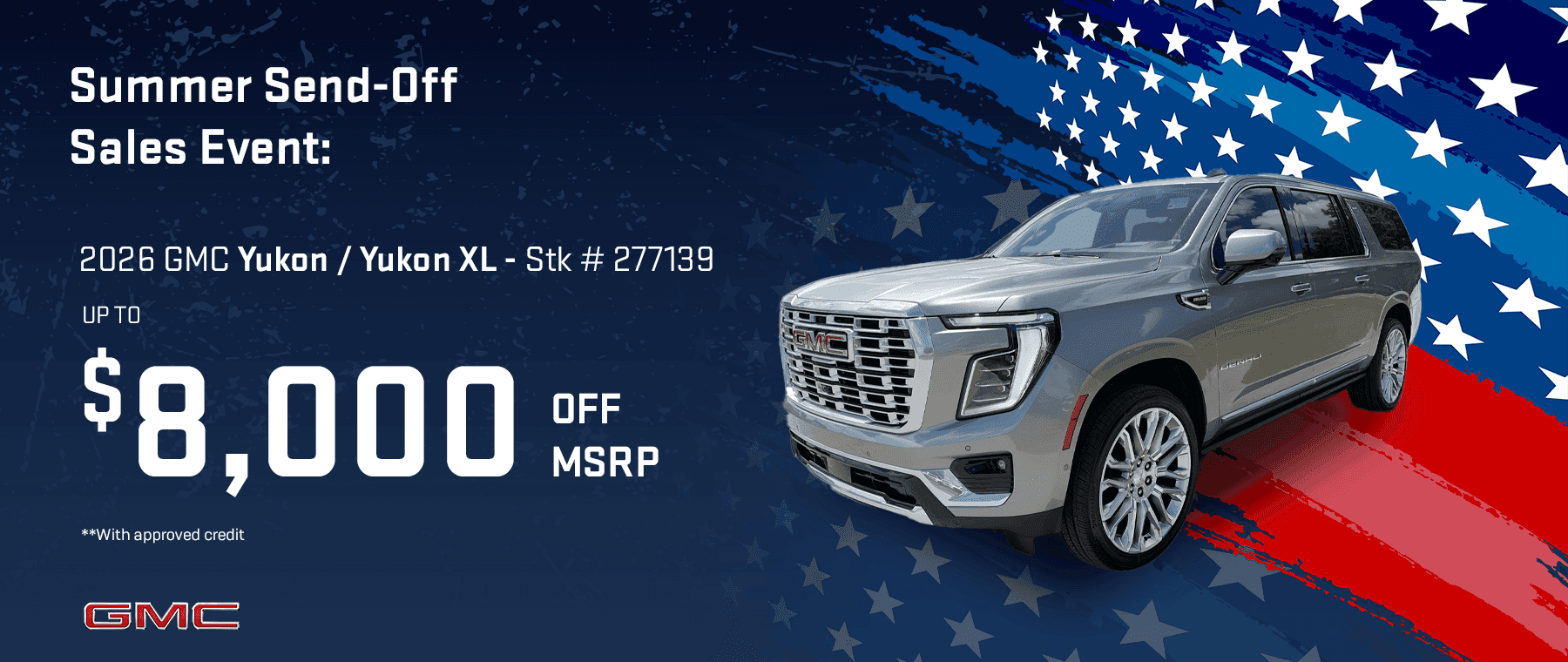 Yukon / Yukon XL slide - Stk #277139 - PLEASE USE THIS STOCK #'S PICTURE Up to $8,000 off