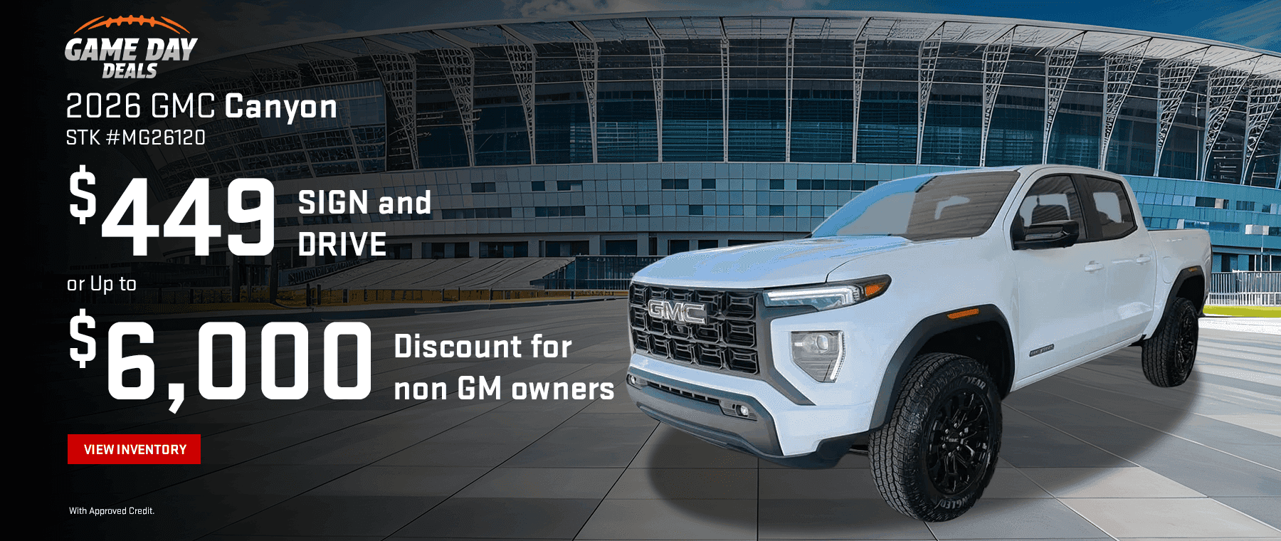 2026 GMC Canyon $449 SIGN and DRIVE OR Up to $6,000 Discount for non GM owners