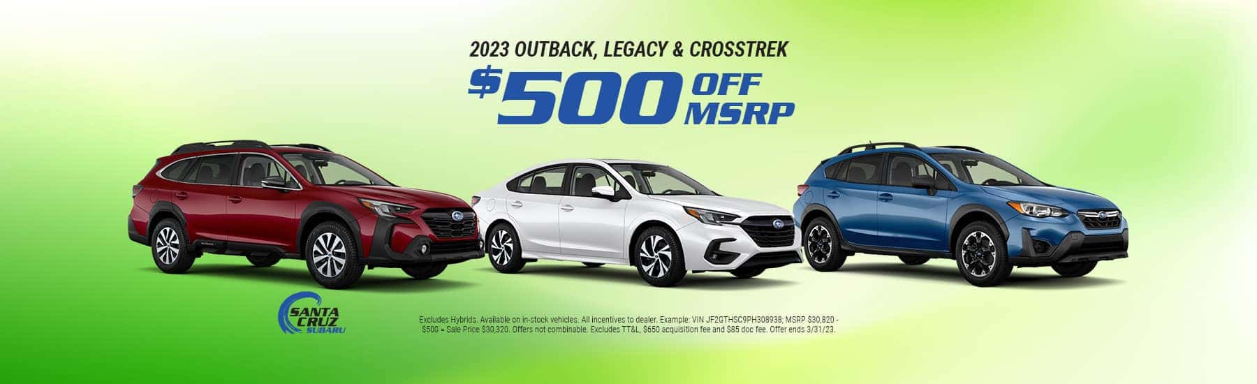 2023 Outback Legacy Crosstrek