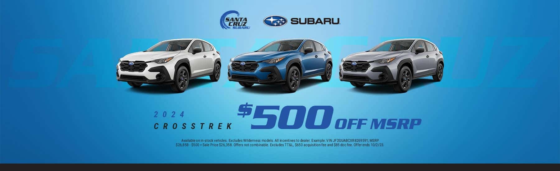 2024 Crosstrek September offer