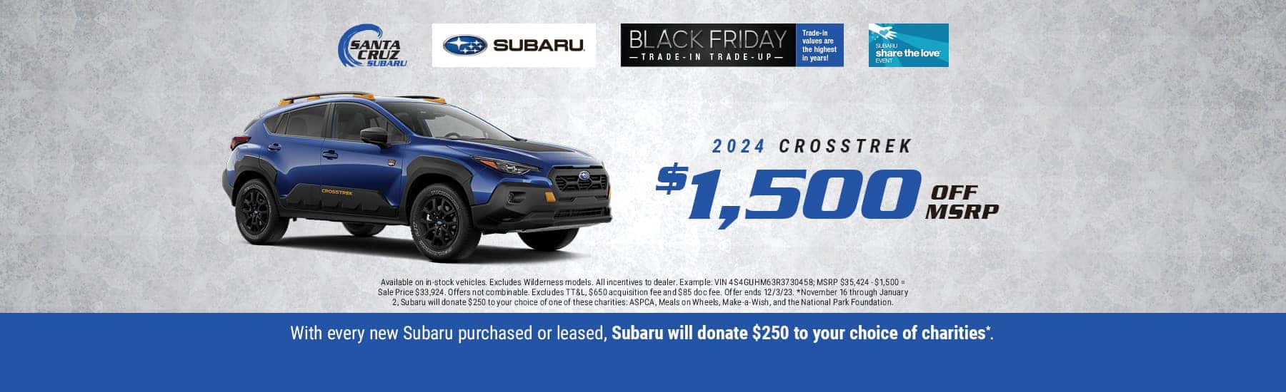 2024 Crosstrek November offer