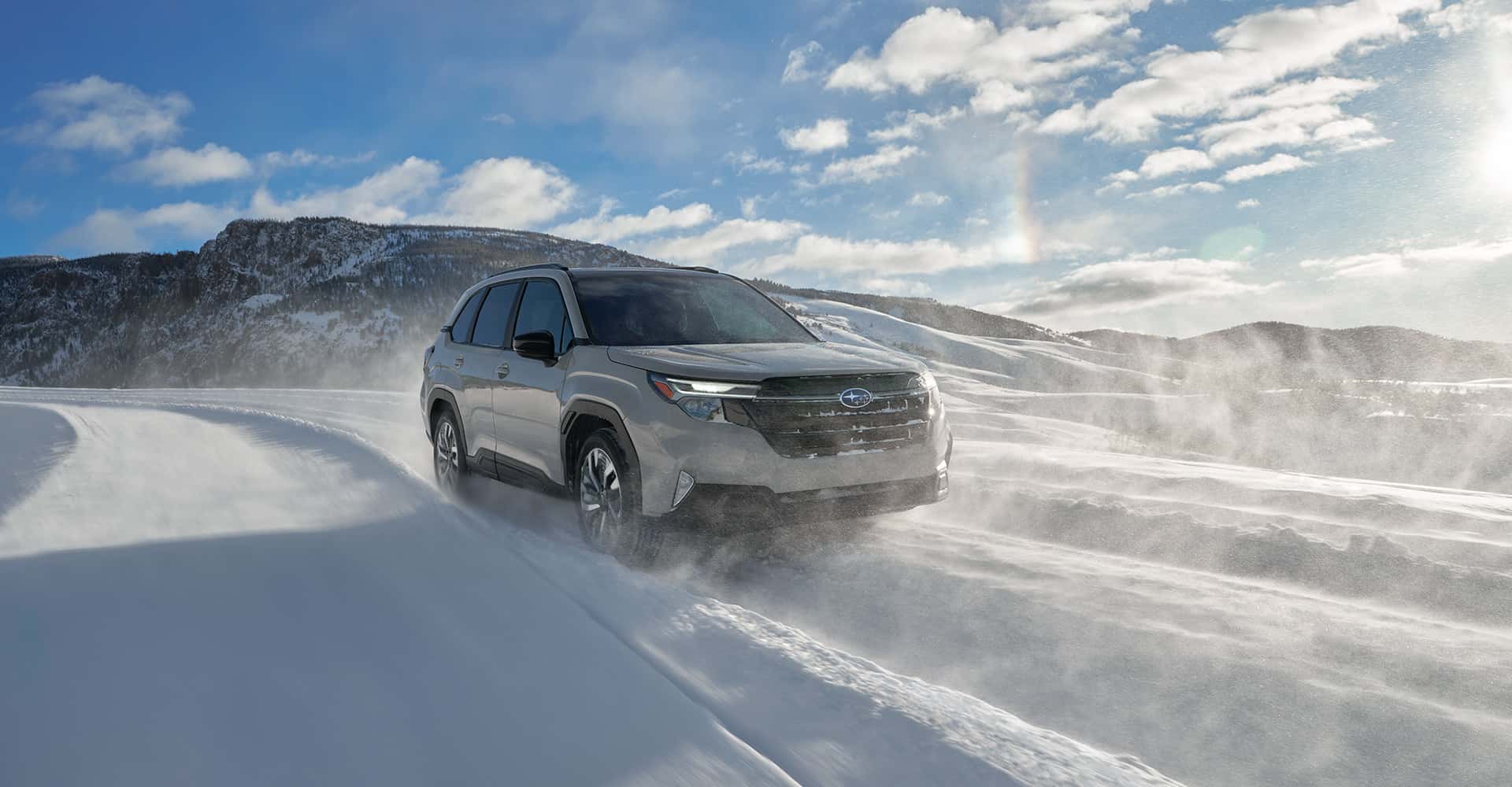 Action shot, 2025 Subaru Forester