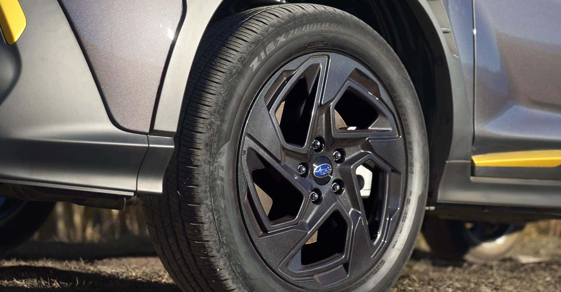 Closeup of 2025 Subaru Crosstrek wheel