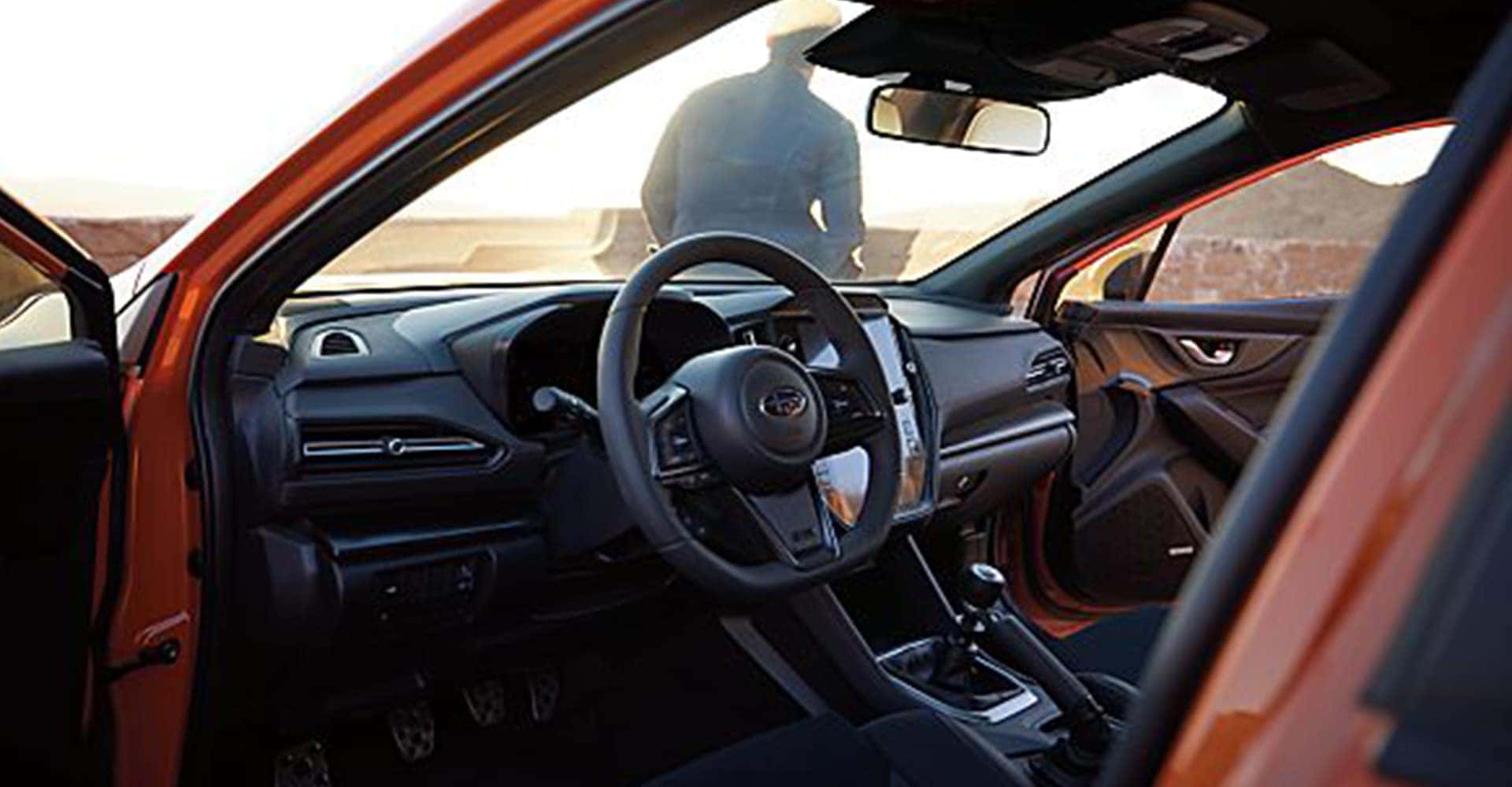 Interior view of Subaru WRX Wheel