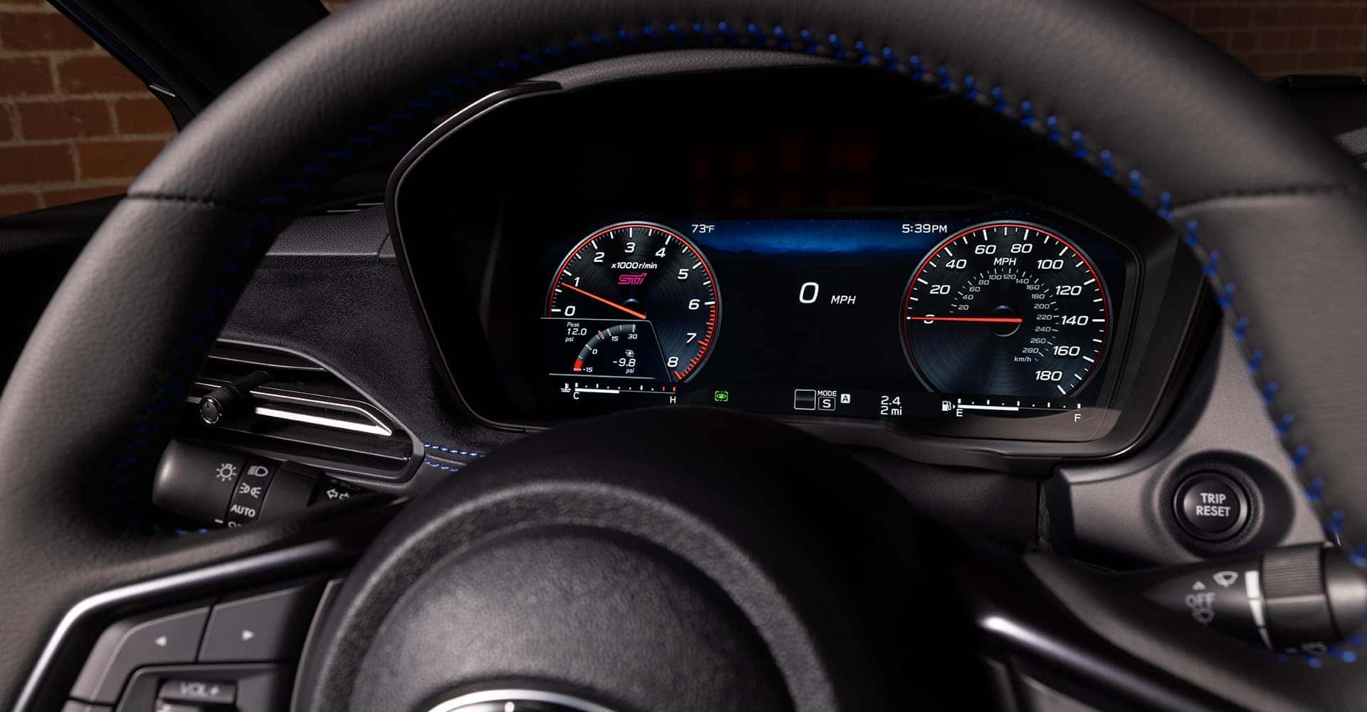 Interior view of WRX Wheel