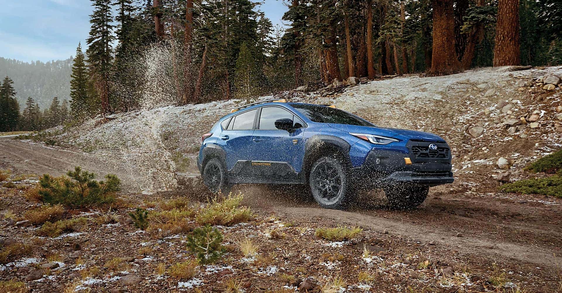 2025 Subaru Crosstrek Wilderness splashing water