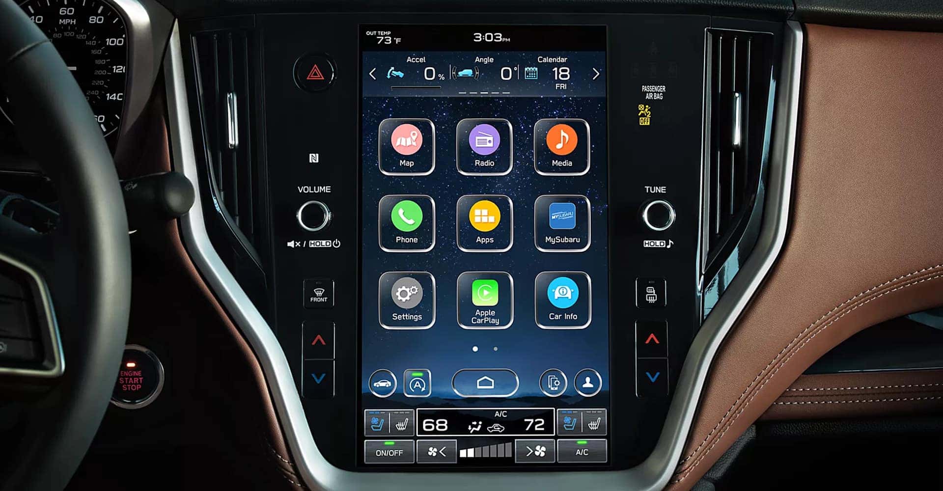 Available SUBARU STARLINK® 11.6-inch Multimedia Navigation
