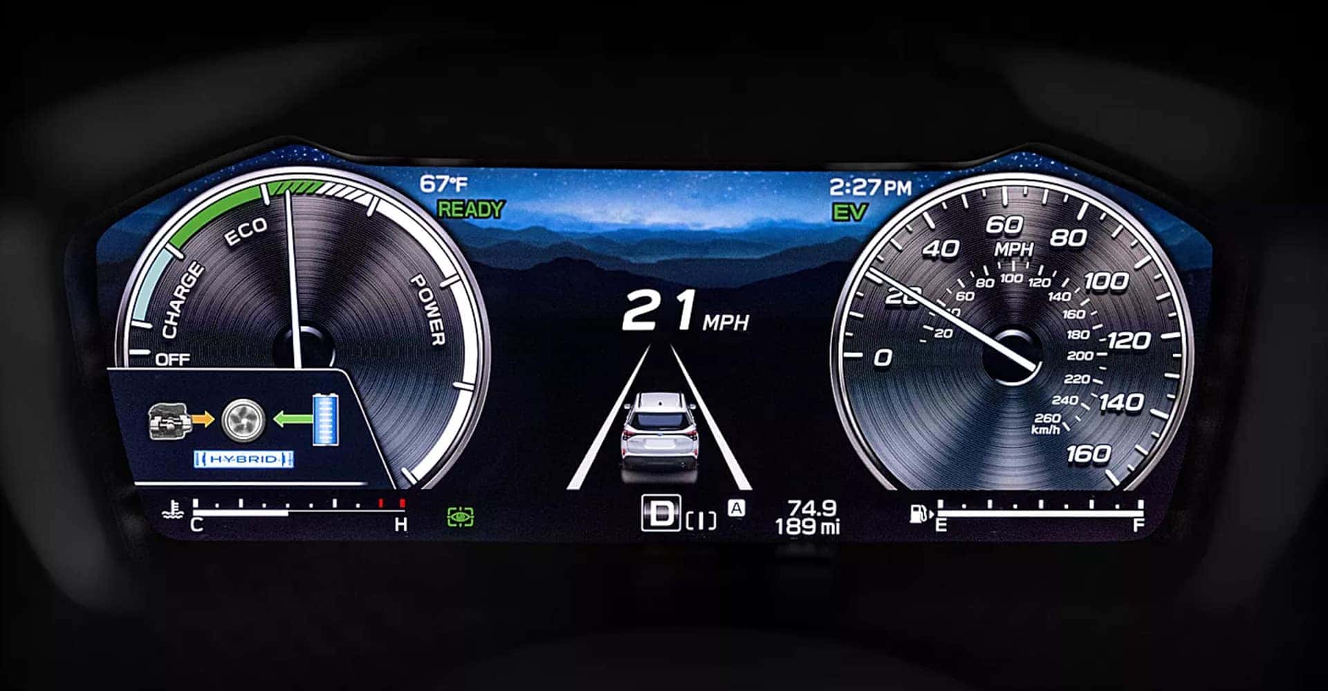 Dash 2025 Subaru Forester Hybrid