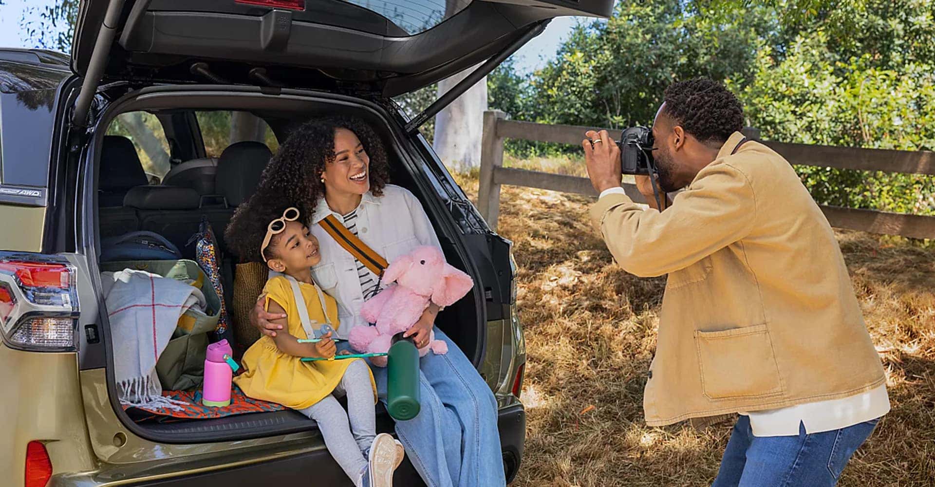 Family photo 2025 Subaru Forester Hybrid