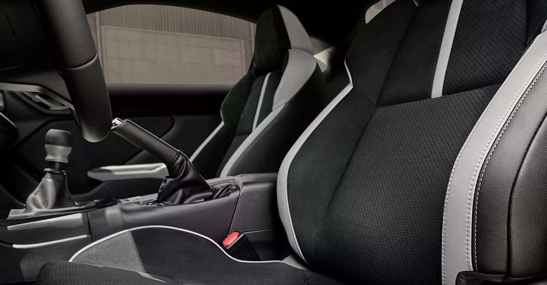 Gray Ultrasuede® and Leather