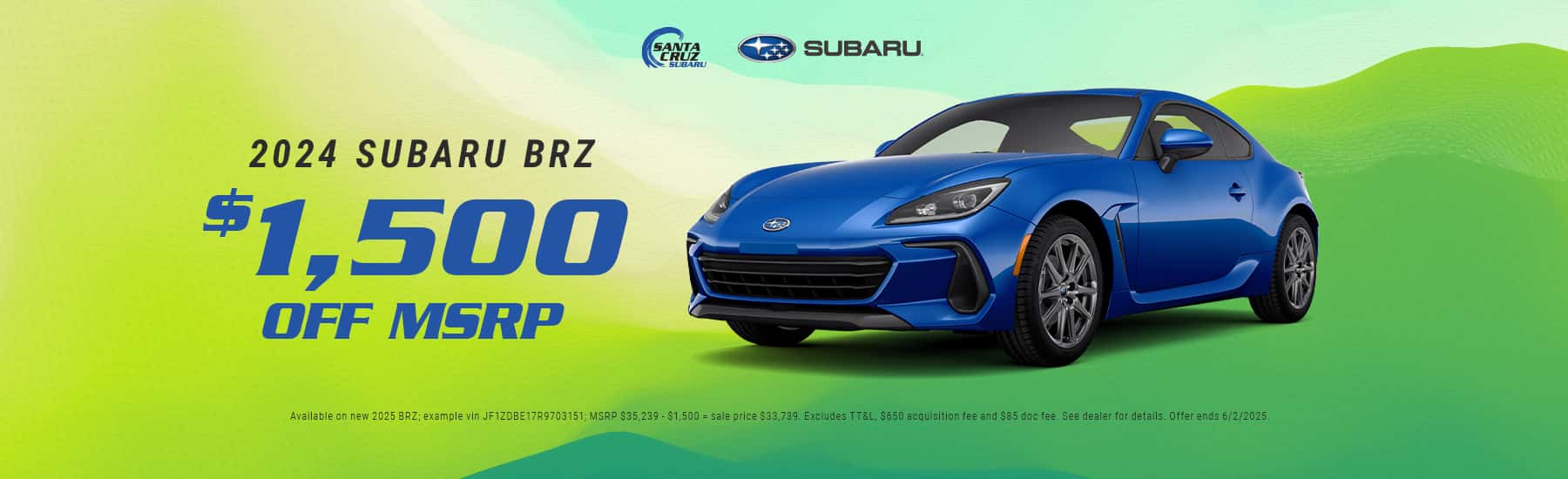 2024 BRZ May offer