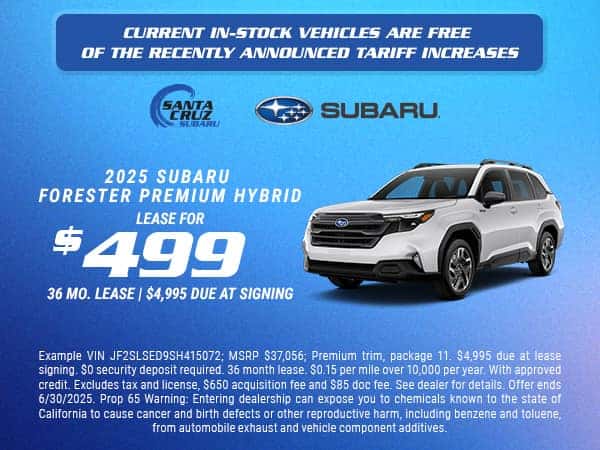 2025 Forester June offer