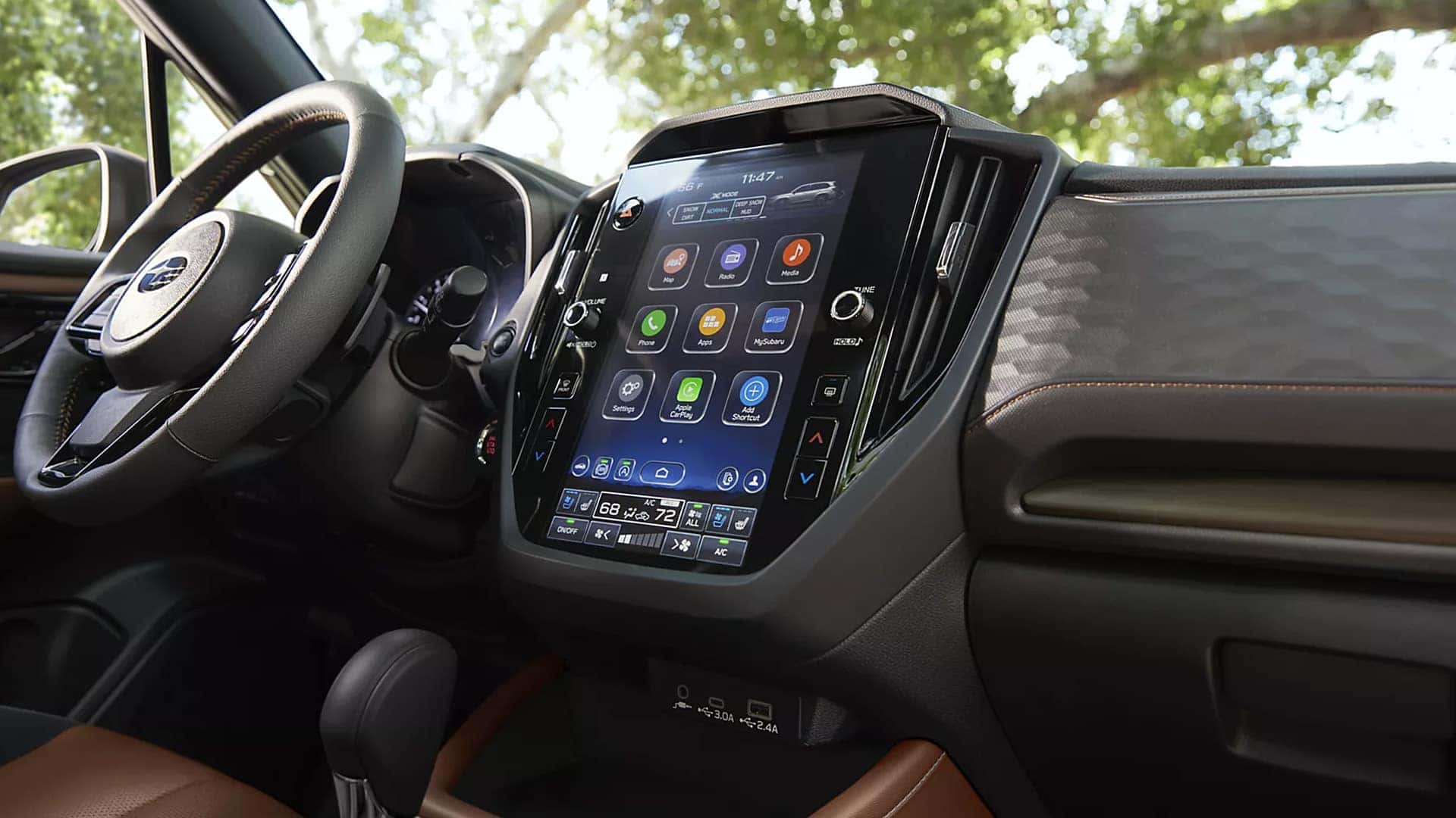 Center Panel in 2026 Subaru Forester