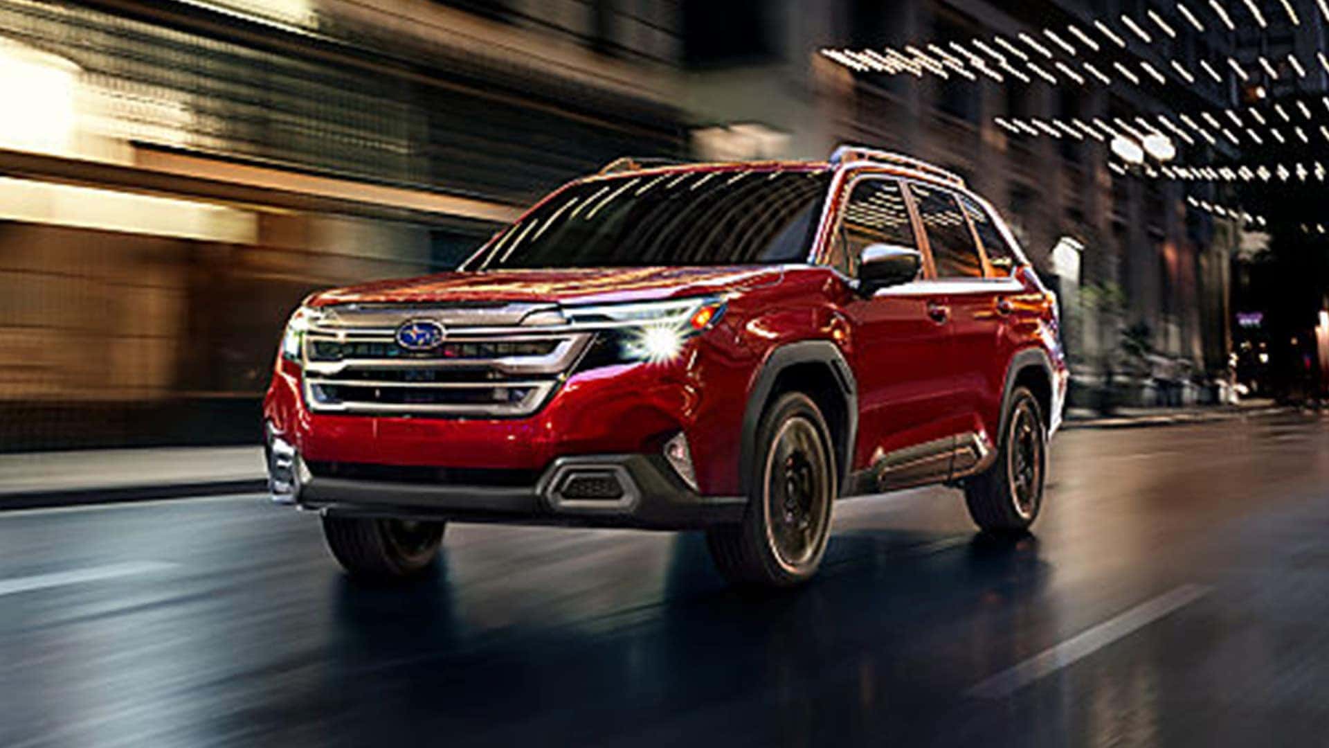 Red 2026 Subaru Forester