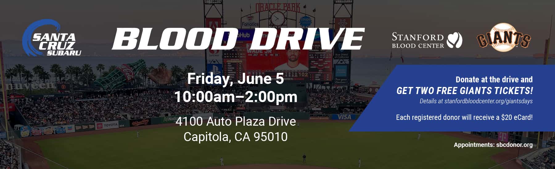 Blood Drive June 5