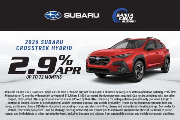 2026 Crosstrek Hybrid June 2026 offer