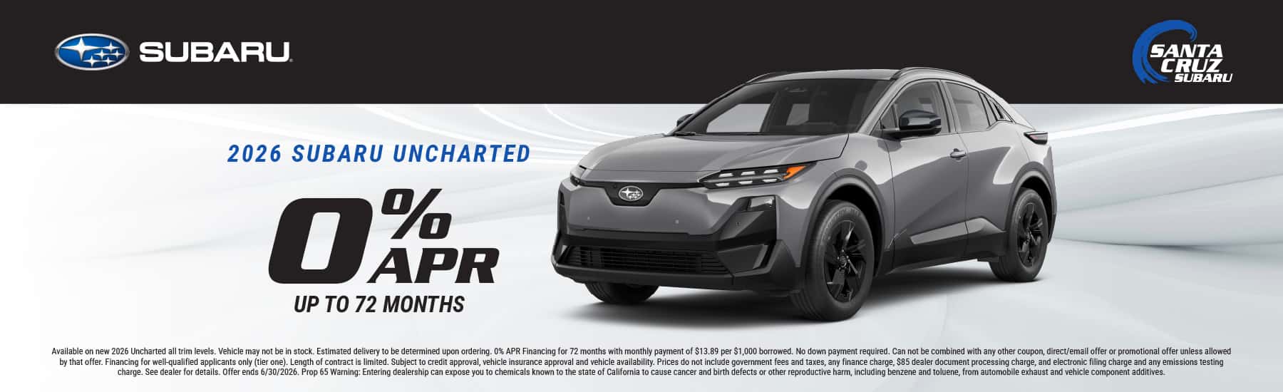 2026 Uncharted June 2026 offer