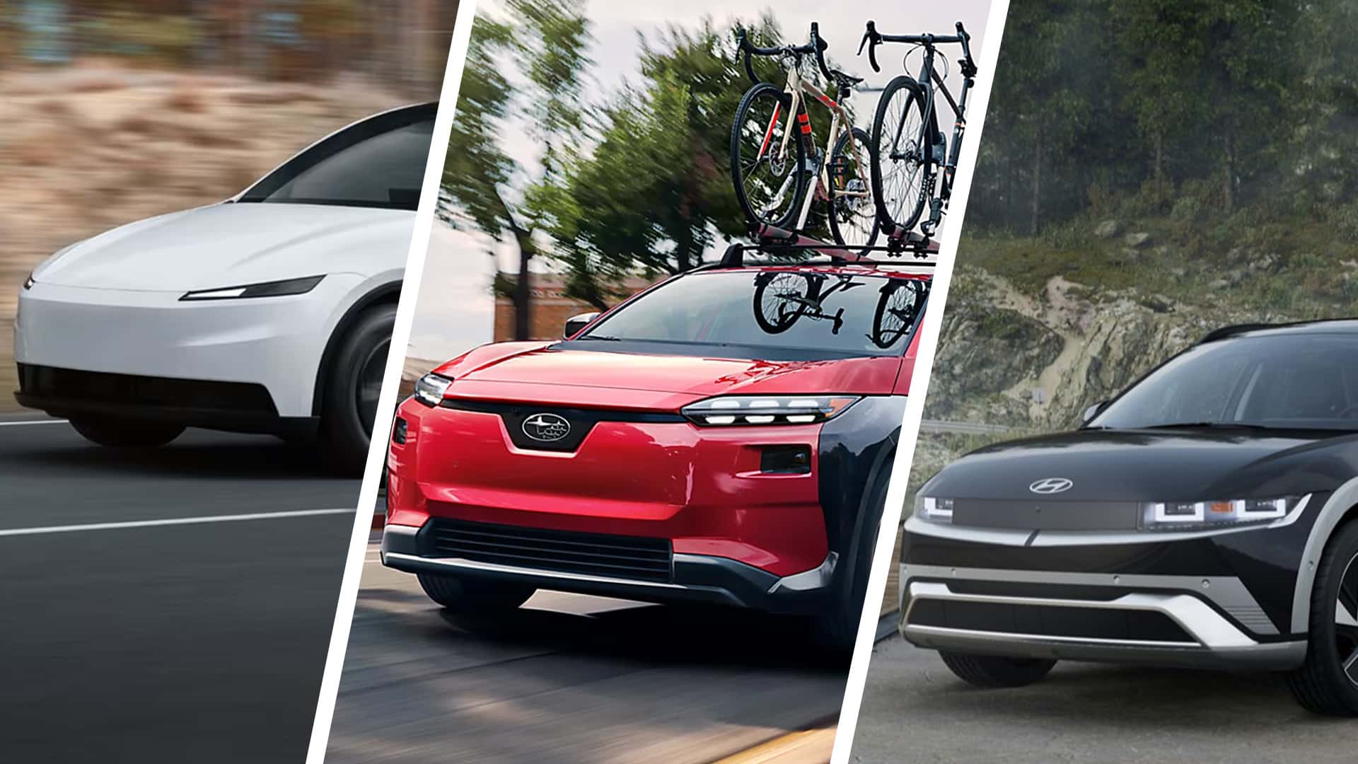 2026 Subaru Solterra vs. Tesla Model Y vs Hyundai Ioniq 5